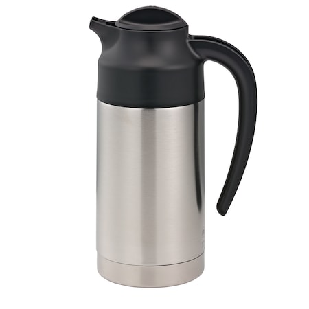 Service Ideas SteelVac Creamer, Vacuum Insulated Carafe, Stainless Vacuum, 0.7 Liter S2SN70
